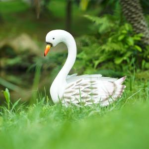 Quality Vivid Metal Swan Animal Garden Ornament Outdoor Accoutrements wholesale