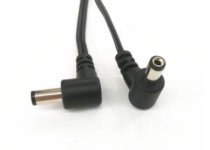 Quality Right Angle Industrial Wire Harness Dc Power Cord Cat5e Utp 26awg / 4p Gy Jacket wholesale