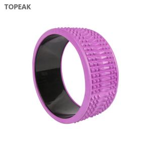 Quality 12 Inch 10 Inch Yoga Wheel Roller Stretch Yoga Stretching Wheel For Hips Scoliosis Sciatica wholesale