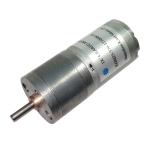 25x4mm Central Long Shaft Brushed Gear Motor 5000rpm Dustproof