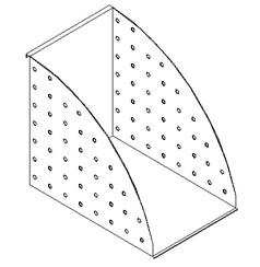 Quality suspended steel files holder for partition,#F2 wholesale