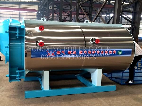Industrial Natural Gas Hot Water Boiler Horizontal Fire Tube Boiler For Green