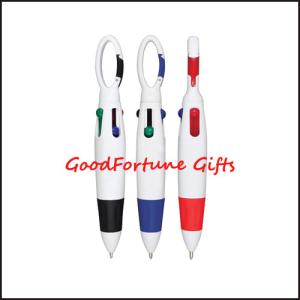 Quality Imprint 4 Colour Ballpoint Pen Lightweight And Portable Coloured Ballpoint Pens wholesale