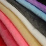 Professsional Minky Velboa Fur Fabric Shrink - Resistant Various Color