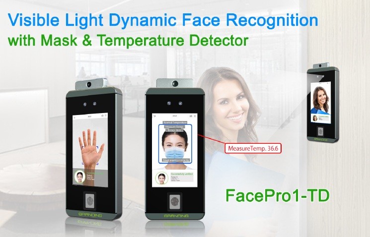RS485 Linux Finger Face ID Attendance Machine 5 Inch Touch Screen