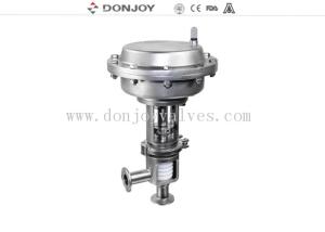 Quality Stainless steel sanitary diaphragm regulating pneumatic reversing valve with square positioner wholesale