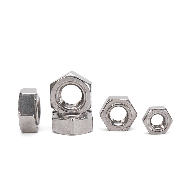 Stainless Steel 201/304/316 Zinc and Wax Finish Hex Nuts M4 M8 M12 for Heavy Duty Mining Applications