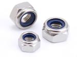 DIN985 Stainless Steel Nylon-inserts Locknuts Nylon-inserts Hexagon Locknuts