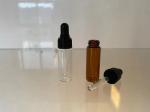 Empty 4ml Amber Essential Oil Bottles With Droppers Small Size