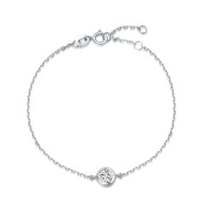 Quality Classic Design 18k Gold Lab-Grown Diamond Bracelet Daily Style Bracelet White Diamond jewelry simple style Bracelet wholesale