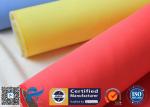 Red Silicone Rubber Coated Fiberglass Engineer Acoustic Insulation Fabric