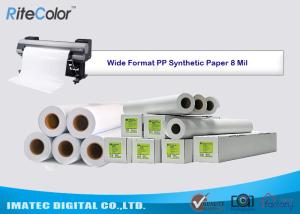Quality Tear Resistance PP Synthetic Paper 8 Mil Water - Based Matte Polypropylene Film wholesale