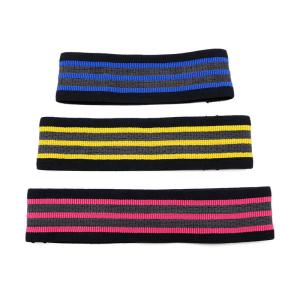Quality Yoga Resistance Cotton Latex Deep Squat Fitness Circle Resistance Hip Band Booty Bands wholesale