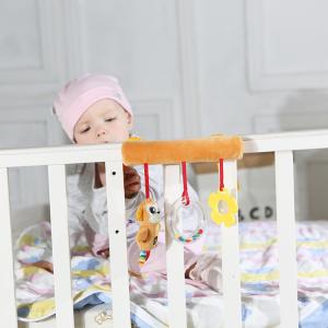 Quality Singring Baby Pram Crib Elephant Activity Spiral Plush Toys wholesale