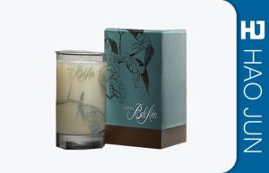 Quality Printed Rectangle Recyclable Paper Cardboard Gift Candle Boxes wholesale