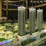 Kingkey Group 1/100 Shanhai City Residences Miniature Building Models