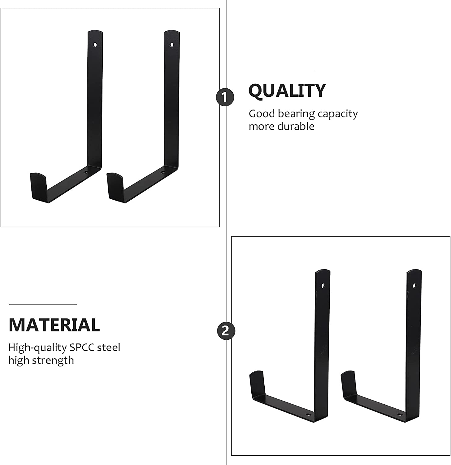 Standard Balcony Hanging Hooks Flower Window Box Brackets for Balcony Decoration