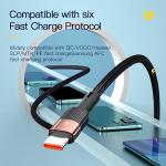 Aluminum Alloy PD66W USB A To Type C Cable 6A Fast Charge Type C Cable