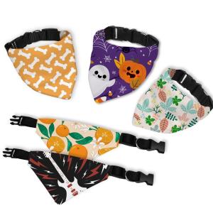 Quality Customizable Sublimation Pet Blanks Sublimation Pet Bandana With Different Sizes wholesale
