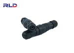 Three Pin / Pole Socket Waterproof Circular Connectors Solder Assembly Mount