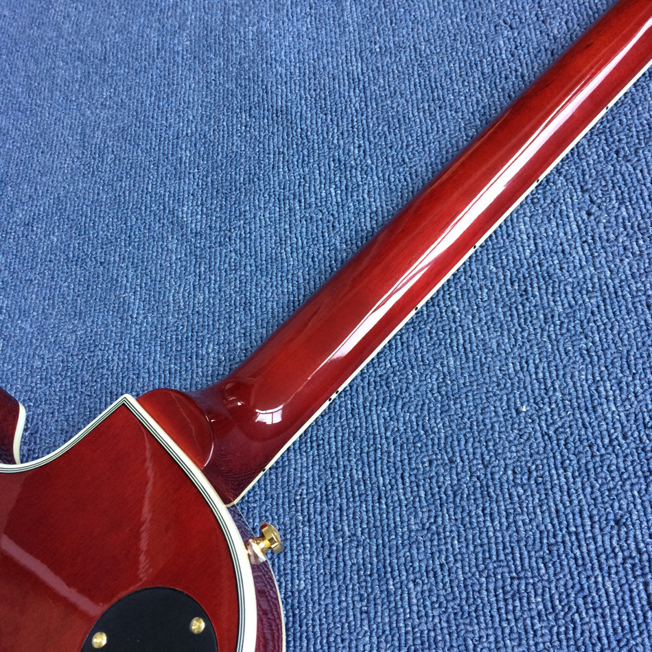 New style LP Electric guitar,Ebony Fingerboard,a piece of neck,Electric guitar with red wine
