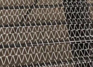 316 Stainless Steel Diamond Shape Metal Mesh 3.4 Expanded Metal Lath Conveyor
