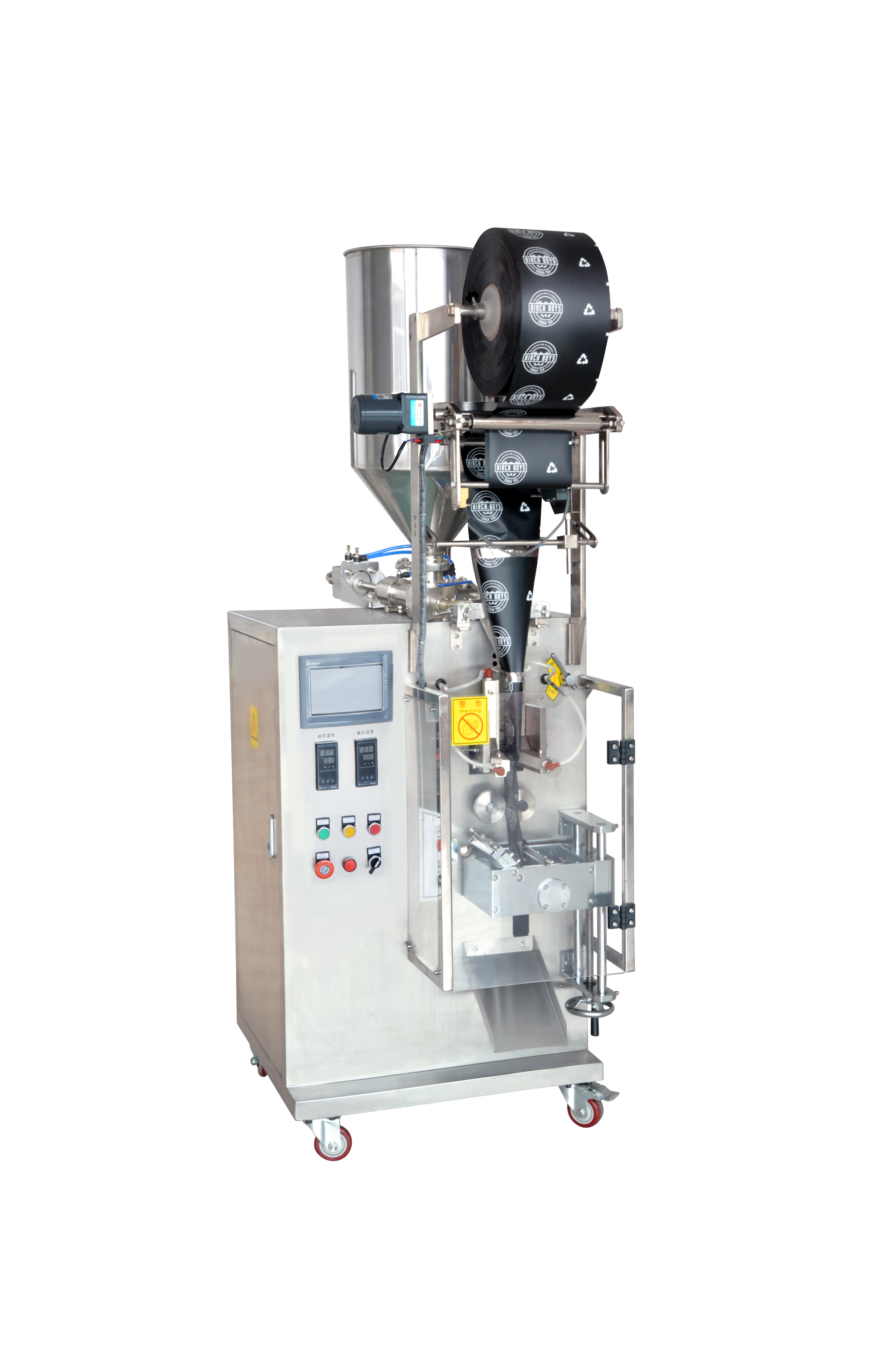 LC-220L Food Grade Stainless Steel 1-80g 3 Sides Sealing Instant Noodle Soup Bag Automatic Filling And Packaging Machine