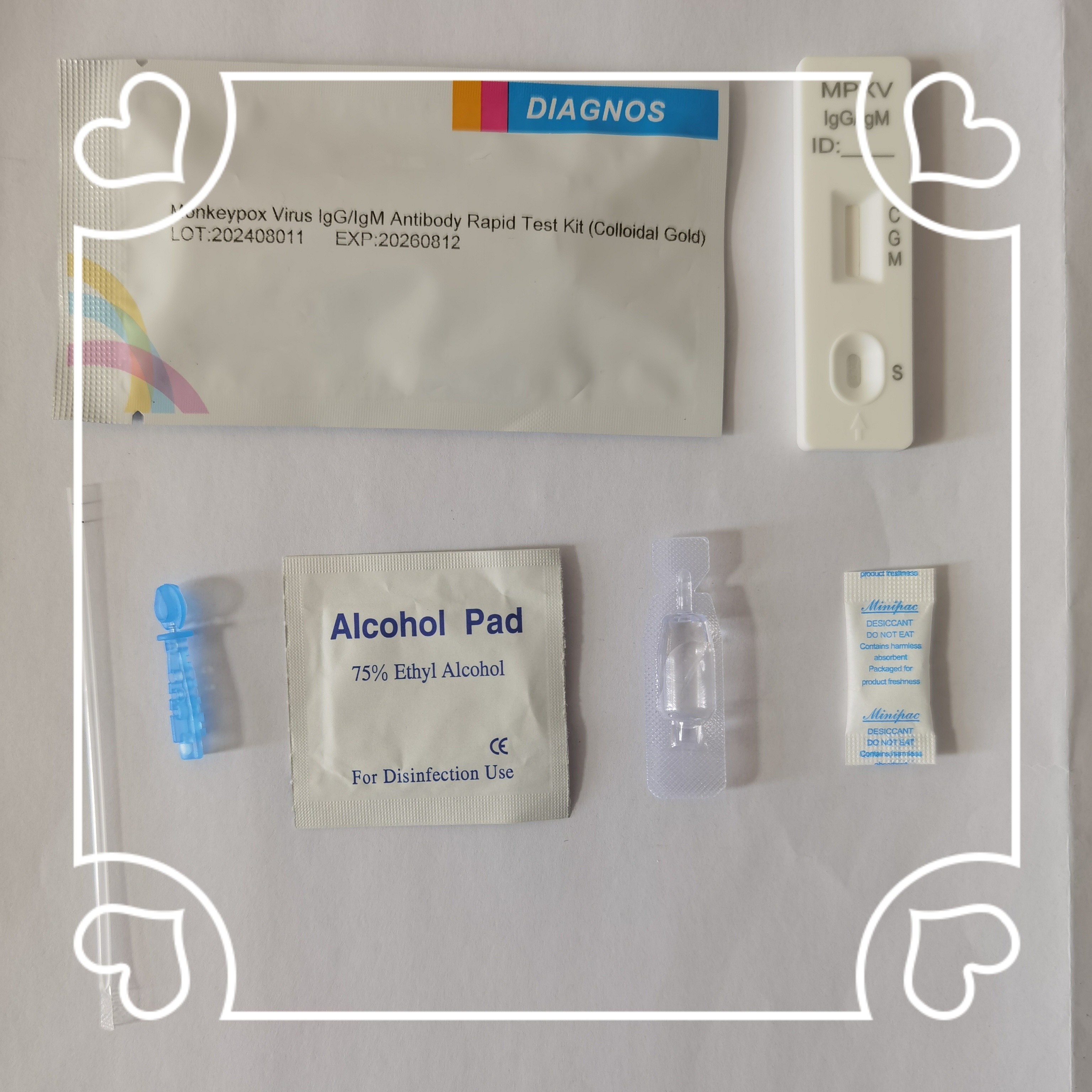 Monkeypox Virus Antigen Rapid Test Kit MPXV Lesion exudate swab