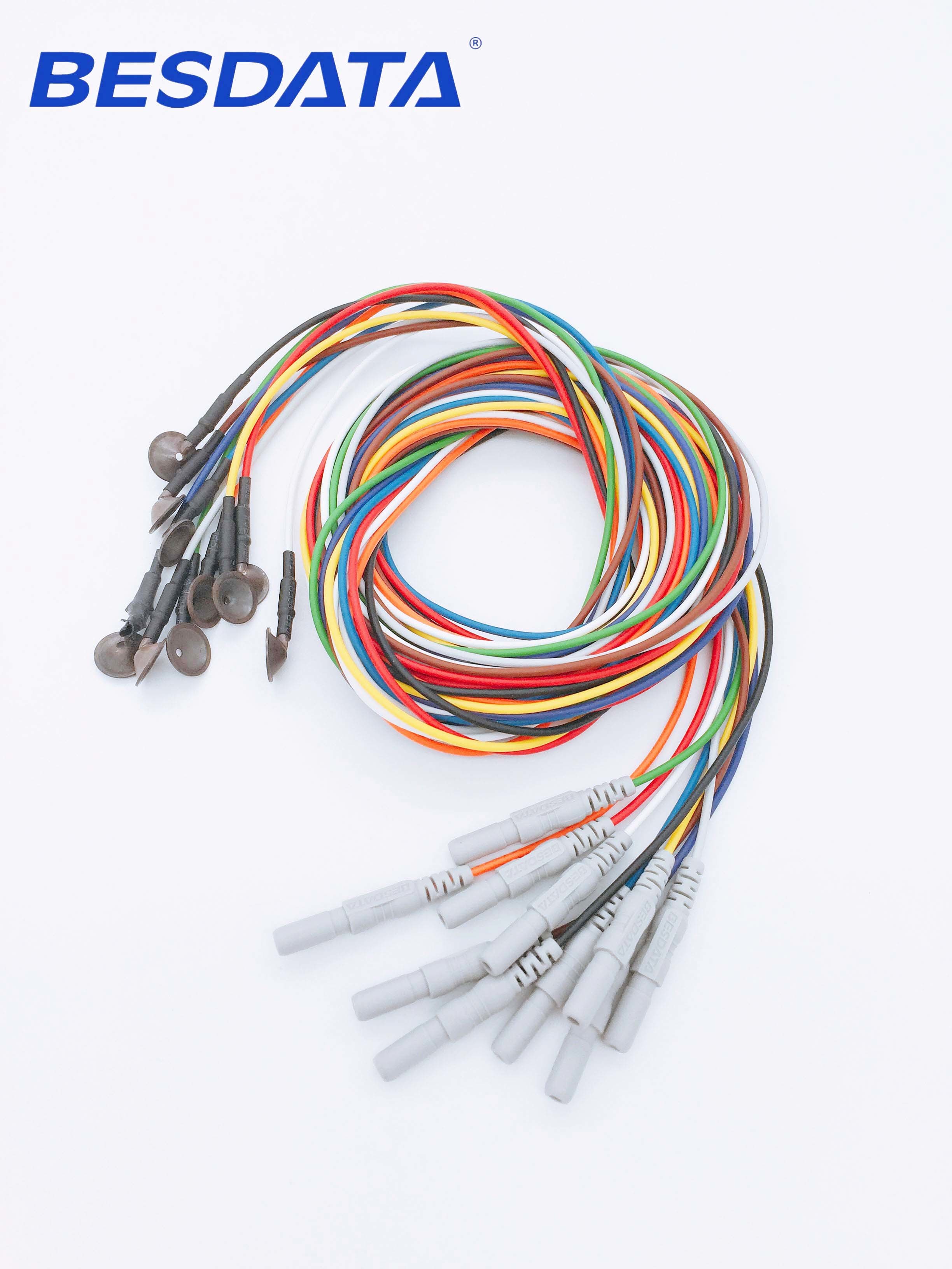 Different Types EEG Electrodes For EEG Machine Or Connectors For Clinical Analytical Instruments