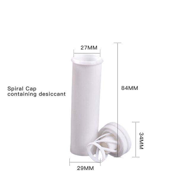 Airtight Seal Tamper-evident Lid Effervescent Tablets Tube Eco-friendly