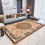 Household Polyester Living Room Floor Carpets Middle Eastern Style Dining Room
