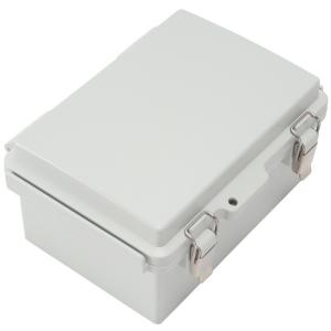 Quality AB-BG-171290 Plastic Outdoor NEMA Economy Box with Solid Door, 175x125x90mm 6.88&quot;x4.92&quot;x3.54&quot; Light Gray Finish,Opaque wholesale