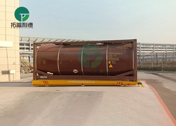 Heavy Duty Metal Factory Rail Transfer Trolley For Steel Plant