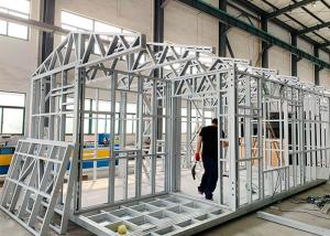 Quality Light Steel Frame Livable Prefab Mobile Homes / Green Custom Mobile Homes For Family wholesale
