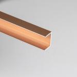 10MM Brush Gold Aluminium Tile Trim Decoration Polished