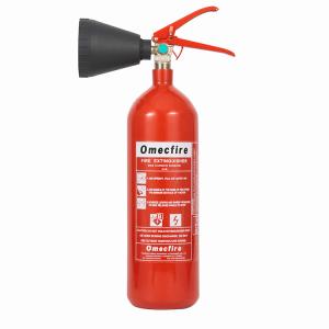 Quality 2kg Carbon Dioxide Fire Extinguisher CO2 Small Red Cylinder wholesale