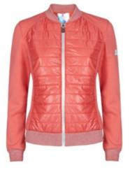 Quality Waterproof Cf Zipper Women's Sport Coat With Silver 1x1 Rib Collar Customized Logo wholesale