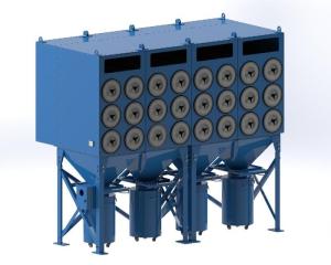 Quality Construction Industrial Dust Extraction System Cement Planting Low Pressure wholesale