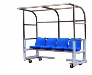 Quality Anti UV HDPE Chair Portable Soccer Team Shelter Soccer Dugout wholesale