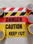 Custom Printing Logo Warning Tape PE Non-adhesive Barricade Tape