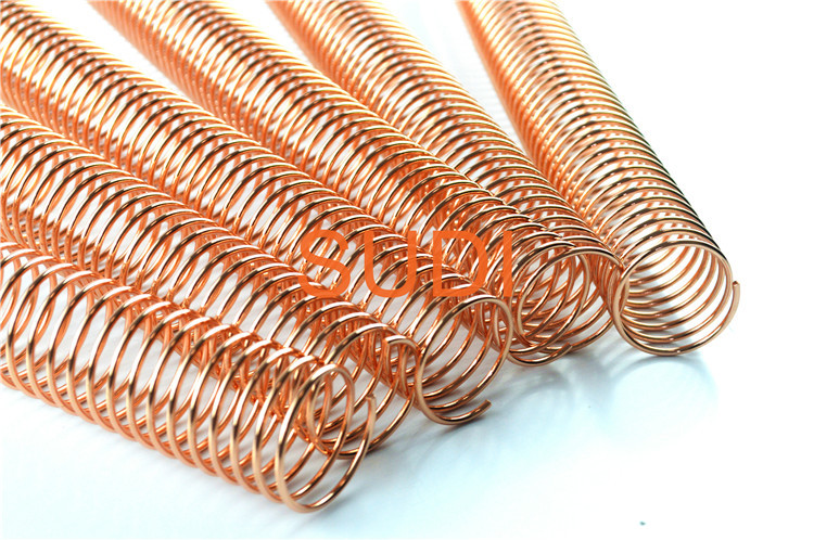 Electroplated 3/4" Notebook Coil Binding For Reports