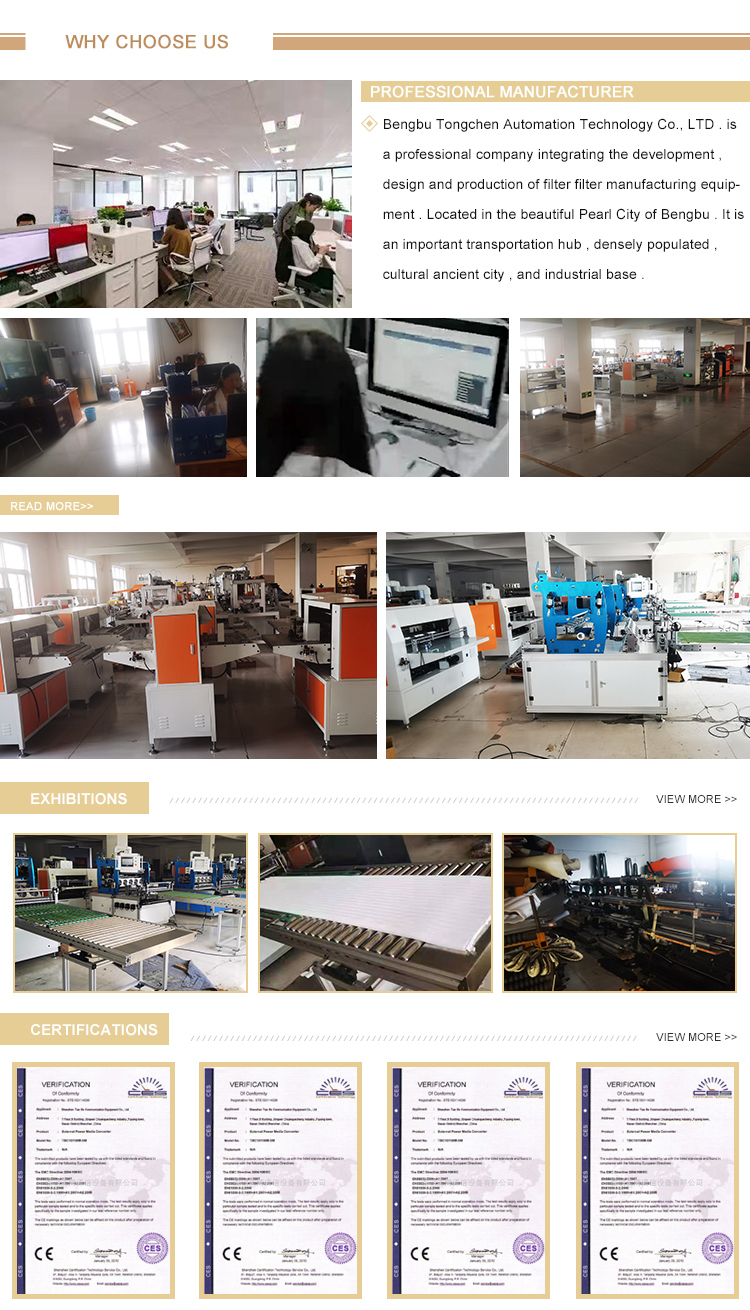 12kw Rotary Pleating Machine 380V Paper Pleating Production Line