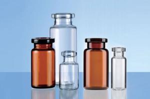 Quality Transparent Amber Tubular Glass Vials 15ml Glass Vials With Rubber Stopper wholesale