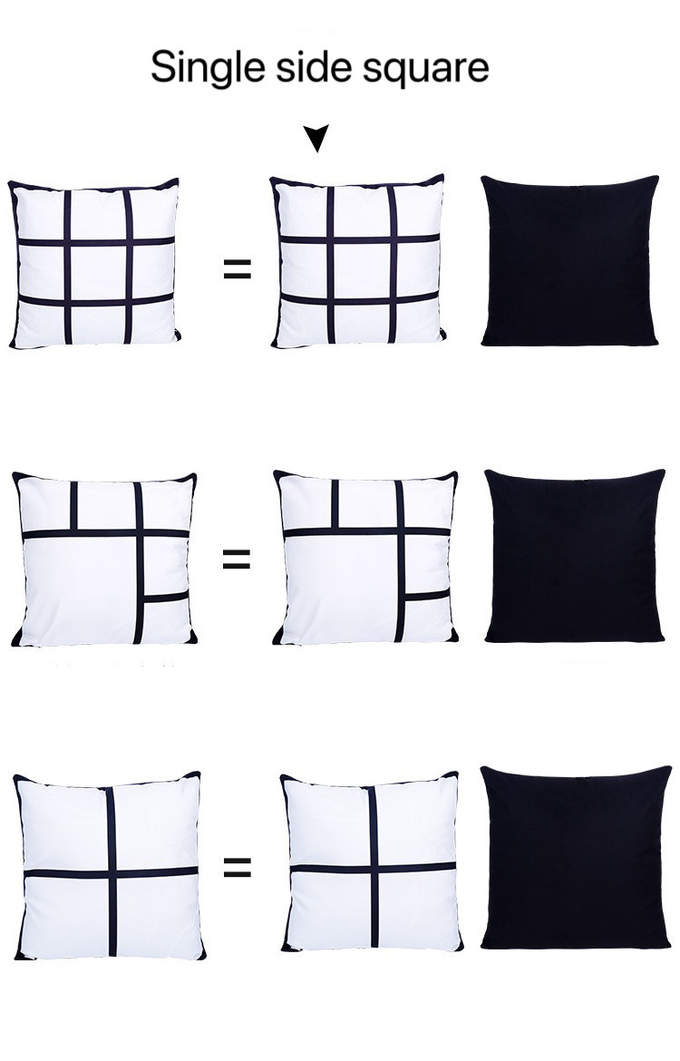 Creative Different Styles Blank Soft Furry Sublimation Pillow Covers For Sublimation Photos Printing