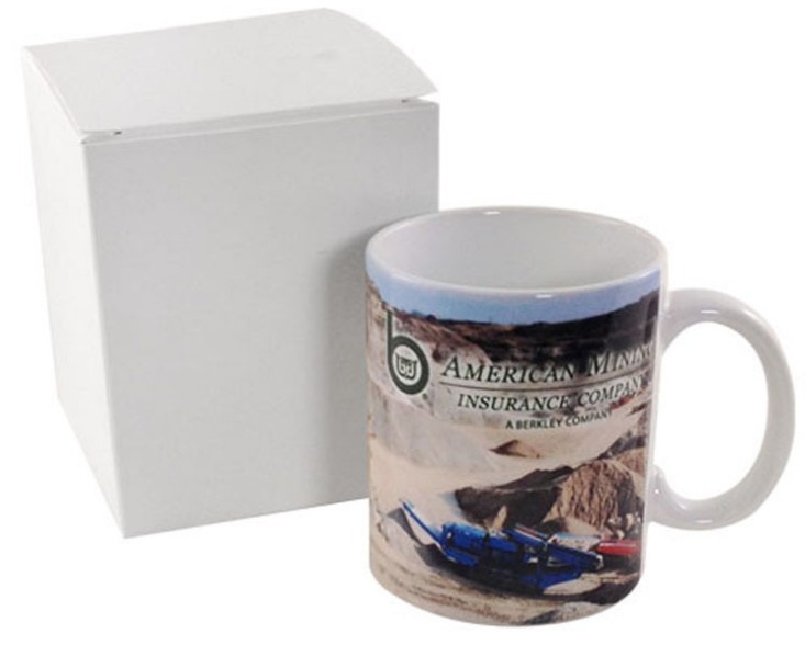 ceramics mug color paper box cup packaging flat gift box coffee cup gift box