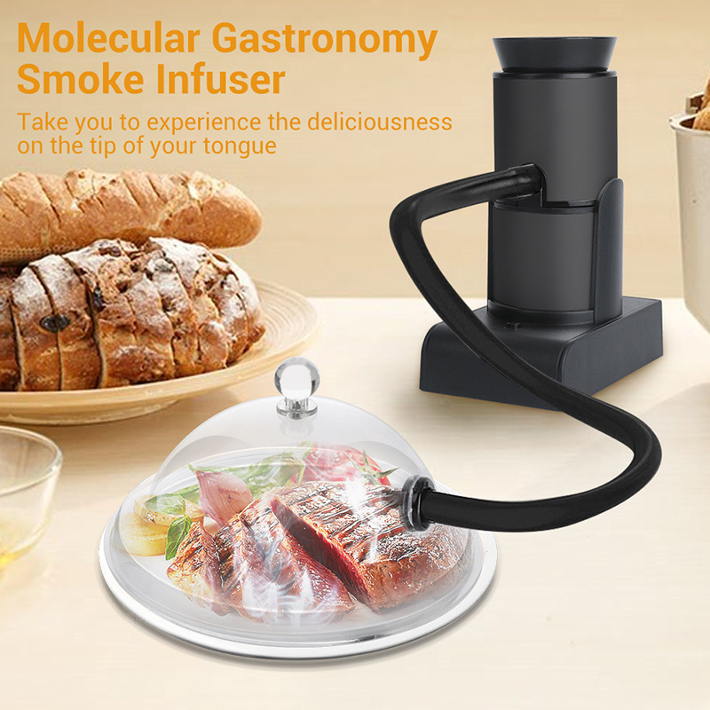Upgrade Your Culinary Skills Handheld Woodchip Smoke Infuser for Molecular Cuisine