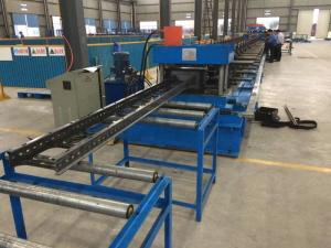 Quality Steel Channel Ladder Cable Tray Making Cold Roll Forming Machine 10 - 12 m / min wholesale