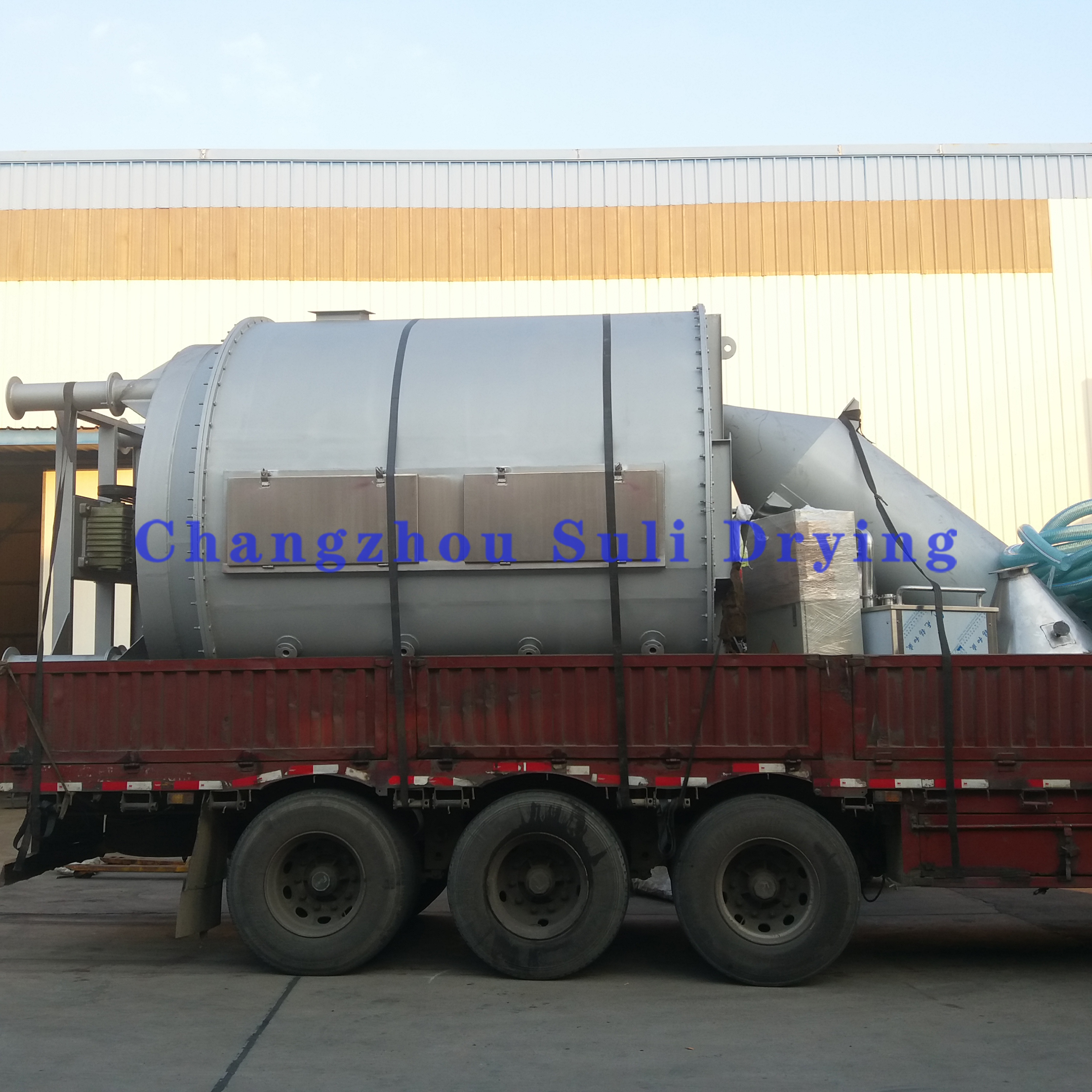 Wooden Box Transport Package Hydroxylamine Hydrochloride Continuous Plate Dryer Machine