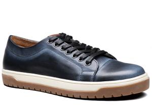 Quality Round Toe Mens Slip On Leather Sneakers Oxfords Flat Casual Black Slip On Skate Shoes wholesale