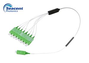 Quality Environmental Protection Ceramic Connector 1x8 Fiber Optic PLC Splitter wholesale
